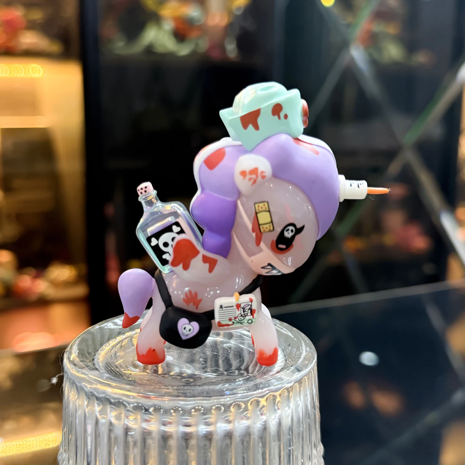 Rara scatola cieca cavallo unicorno rosa carino raccogliere figure giocattolo Caja Ciega Unicorno raro regalo per bambini giocattolo sciolto regalo di Natale Y251119
