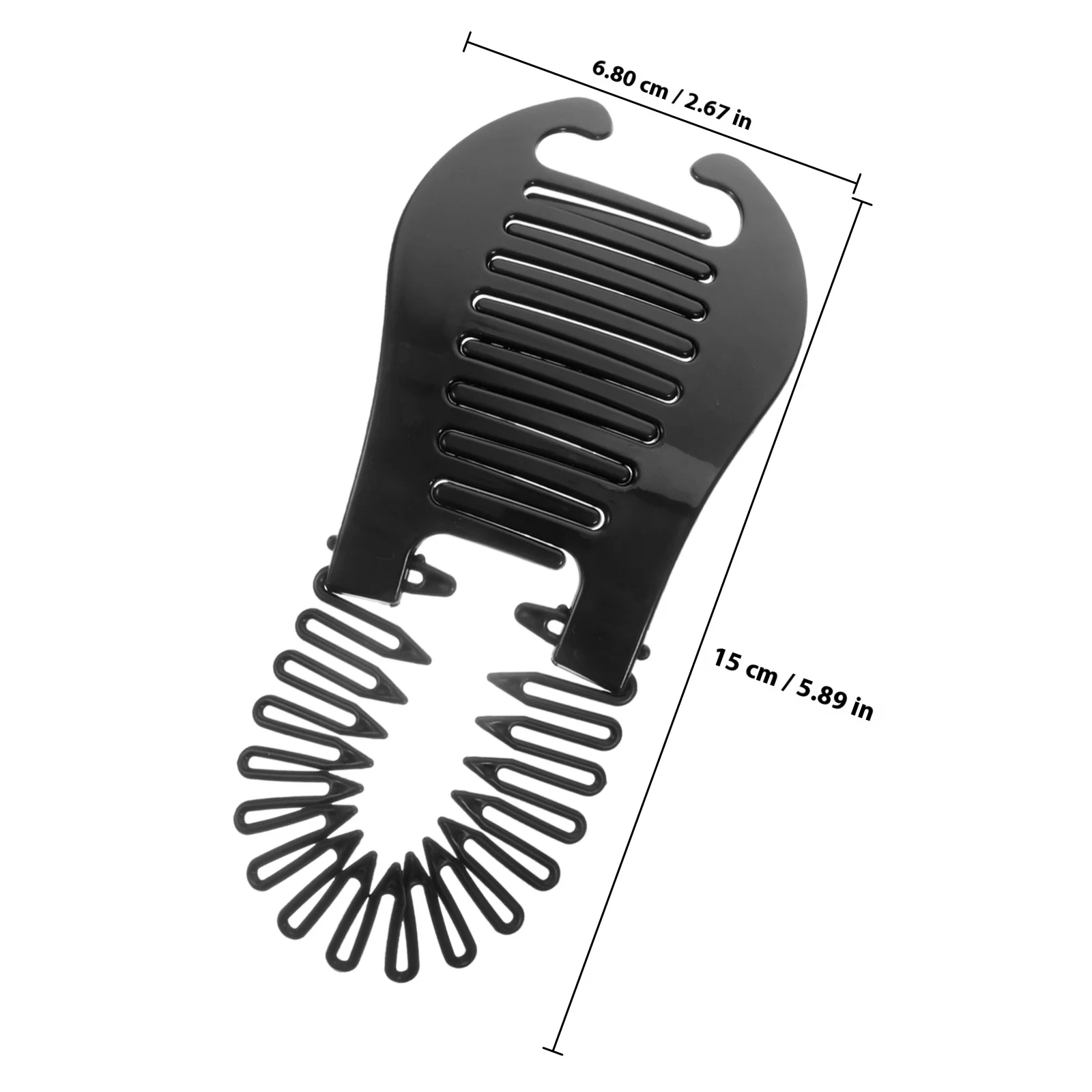 4 قطعة مقاطع الموز المتشابكة أدوات تجديل الشعر انحناء مقاطع الشعر لتصفيف النساء الموز كليب مشط تجديل أداة #4