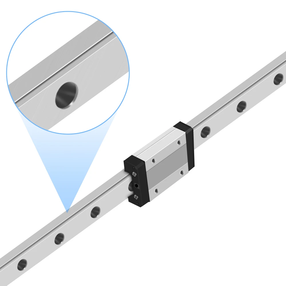 MGN Miniature Linear Rail Slide 1pcs MGN12 Linear Guide+1pcs MGN12C/MGN12H Carriage MGN12 200 250 300 350 400 450 500 550mm