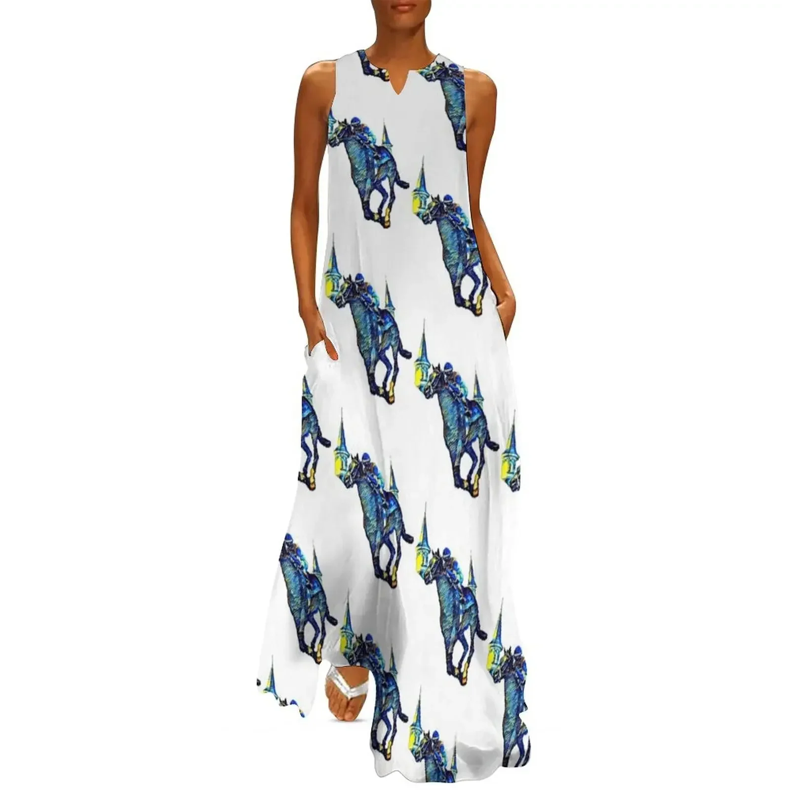 

It’s almost Kentucky Derby time! Long Dress dress summer 2025 women clothes for women Women's dresses Dress