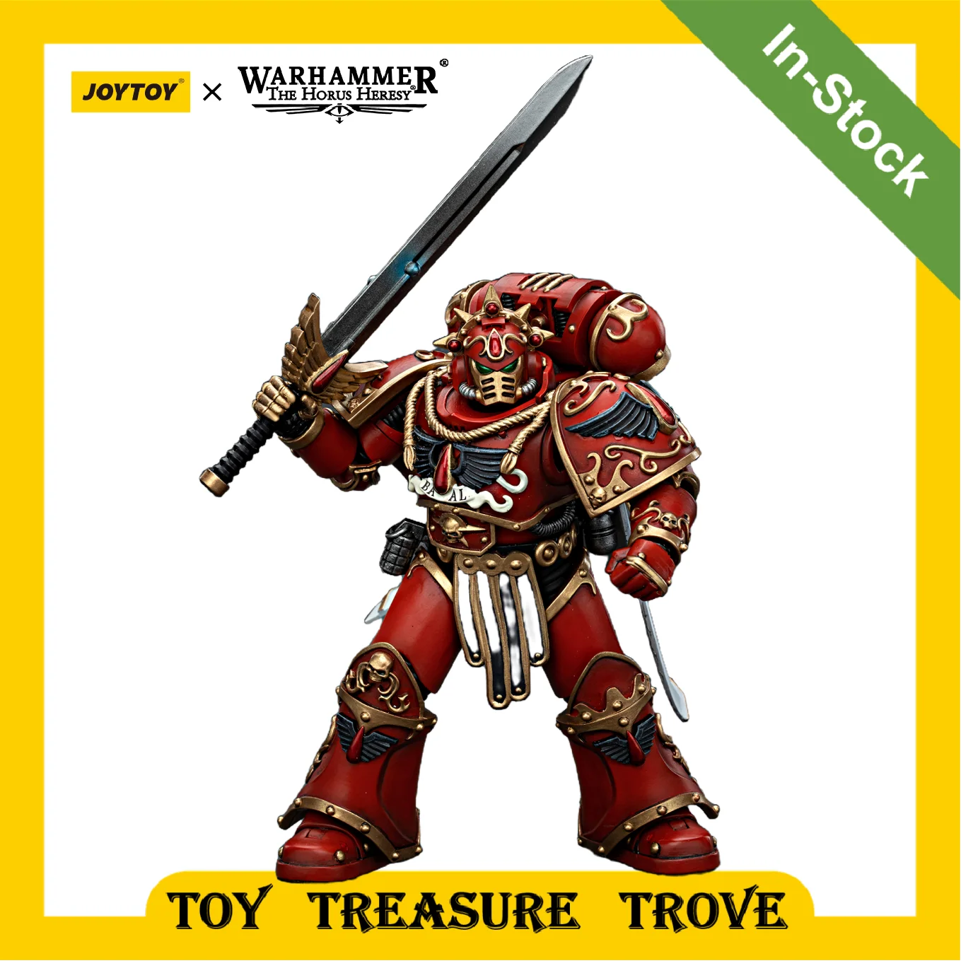 [IN STOCK] JOYTOY 1/18 Warhammer 30k  Action Figure Blood Angels Legion Praetor with Paragon Blade Model Toy