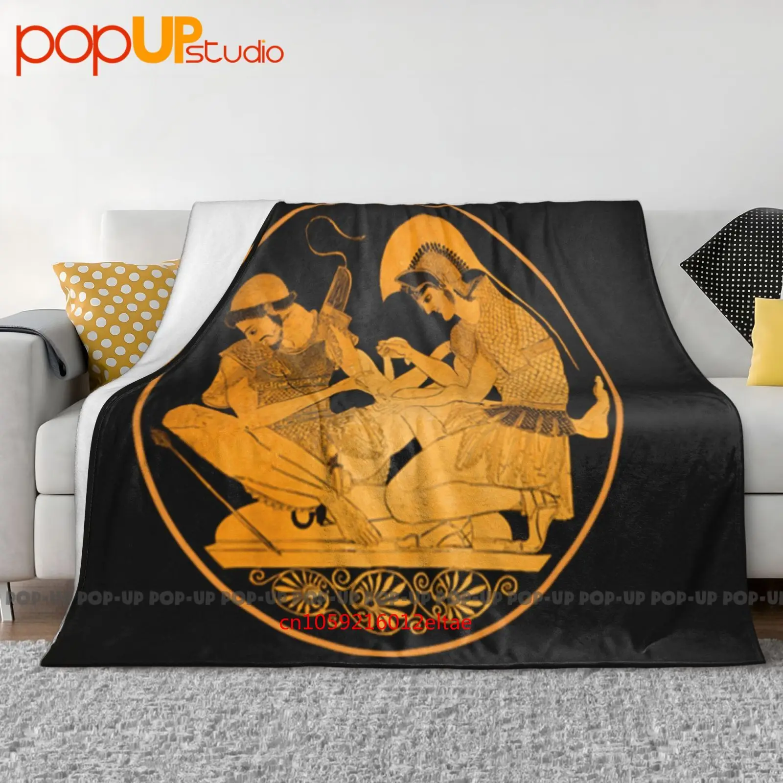 Achilles And Patroclus Greek Mythology Ultra-Soft Blanket Quilt Winter Sofa Cover Bed Covers