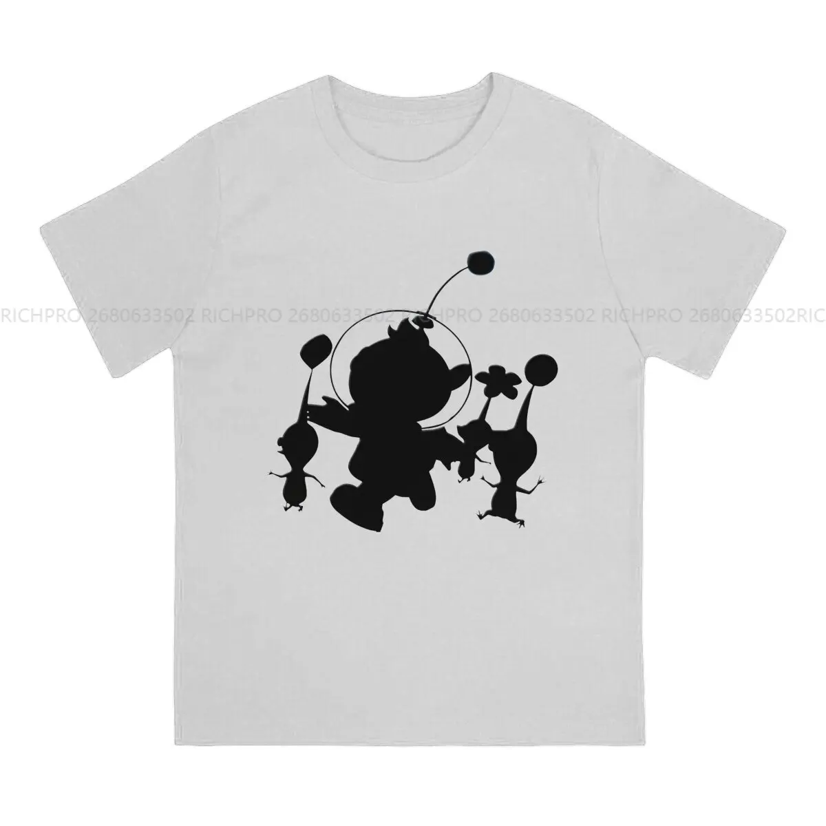 Fashion Hip Hop TShirt Pikmins Game Leisure Polyester T Shirt Newest T-shirt For Men Women