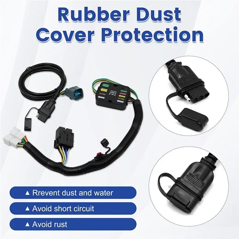 4ピン トレーラー配線ハーネス 56170 ホンダ パイロット 2012-2015 牽引ヒッチハーネスキット用