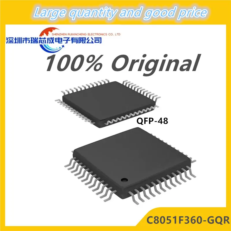 

(1-10piece)100% New C8051F360 C8051F360-GQR QFP-48 Chipset