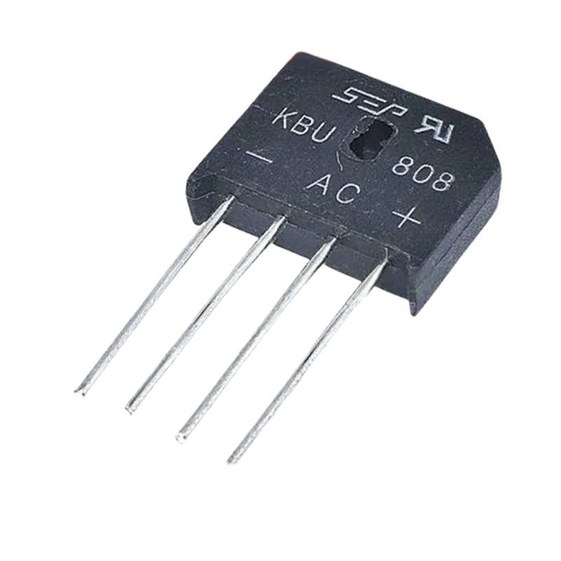 5 uds diodo de puente plano KBU606 KBU608 KBU610 KBU808 KBU810 KBU1010 KBU1510 KBU2510 KBU3510 pila rectificadora de puente