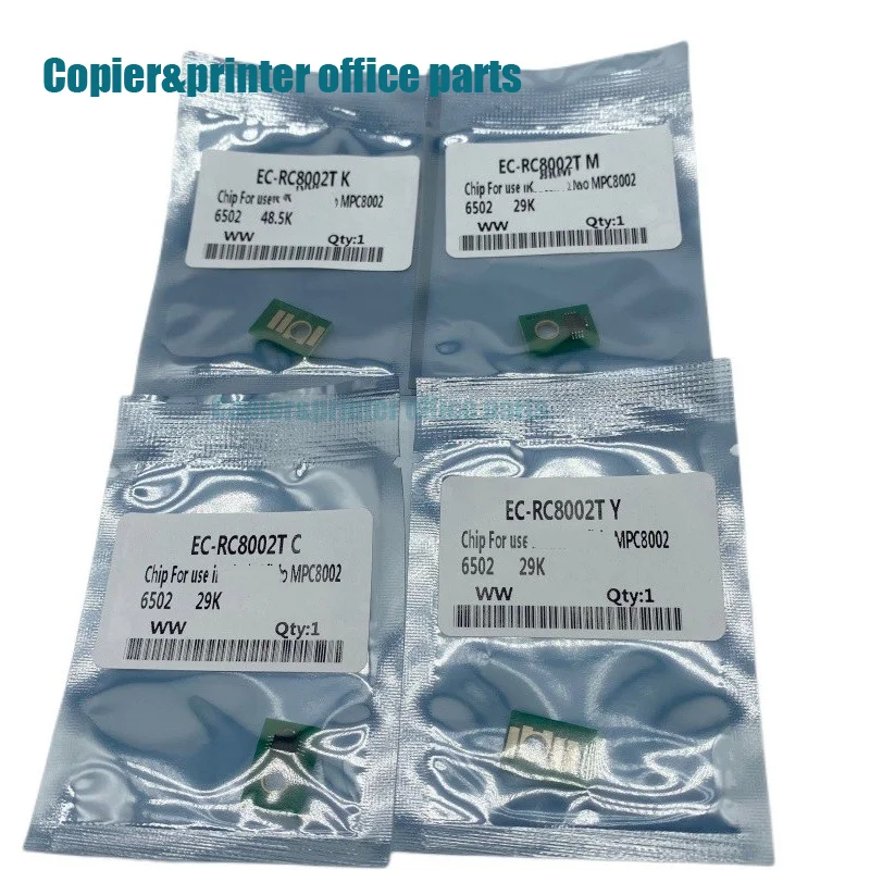 Compatible For Ricoh C8002 C5100 C6502 C5110 C5210S C5200S Toner Chips Printer Copier Spare Parts