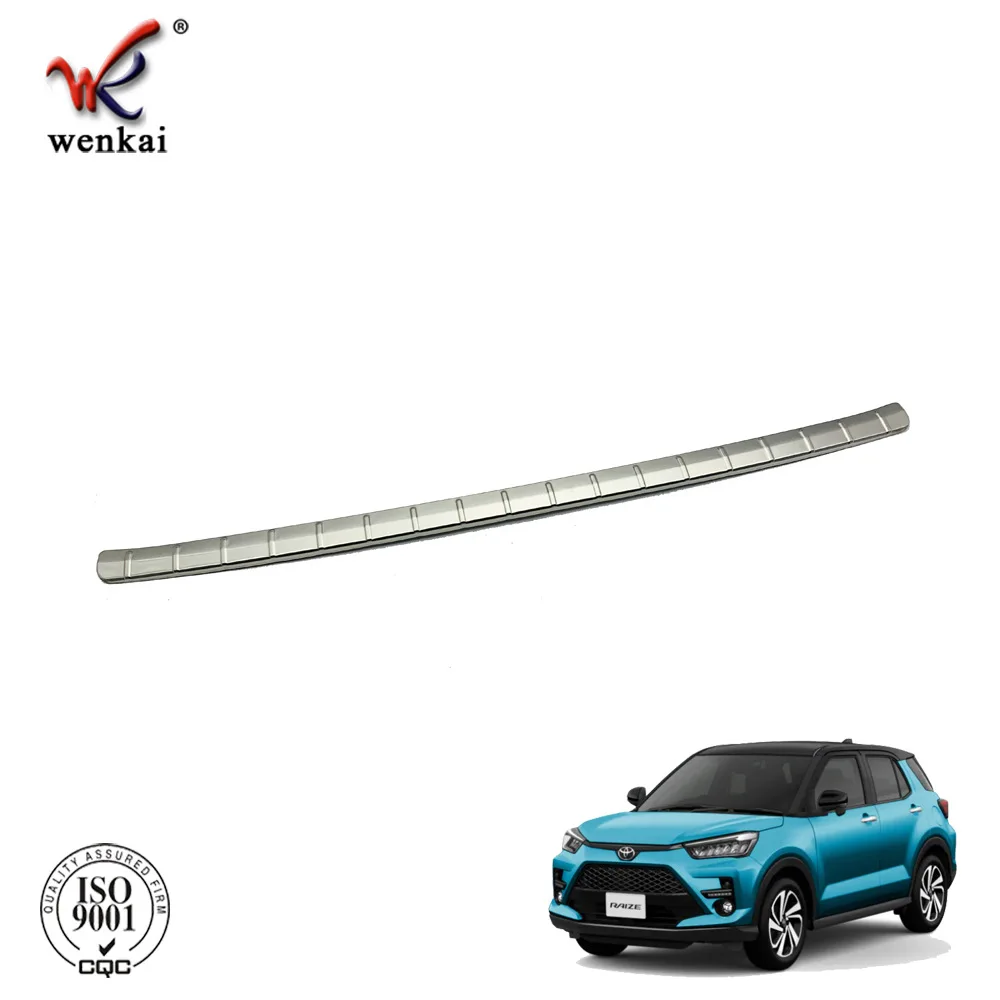 Car Accessories Car Stickers For Toyota Raize 2020 Scuff Plate/door Sill Rear Bumper Protector Sill Trunk Tread Plate Trim