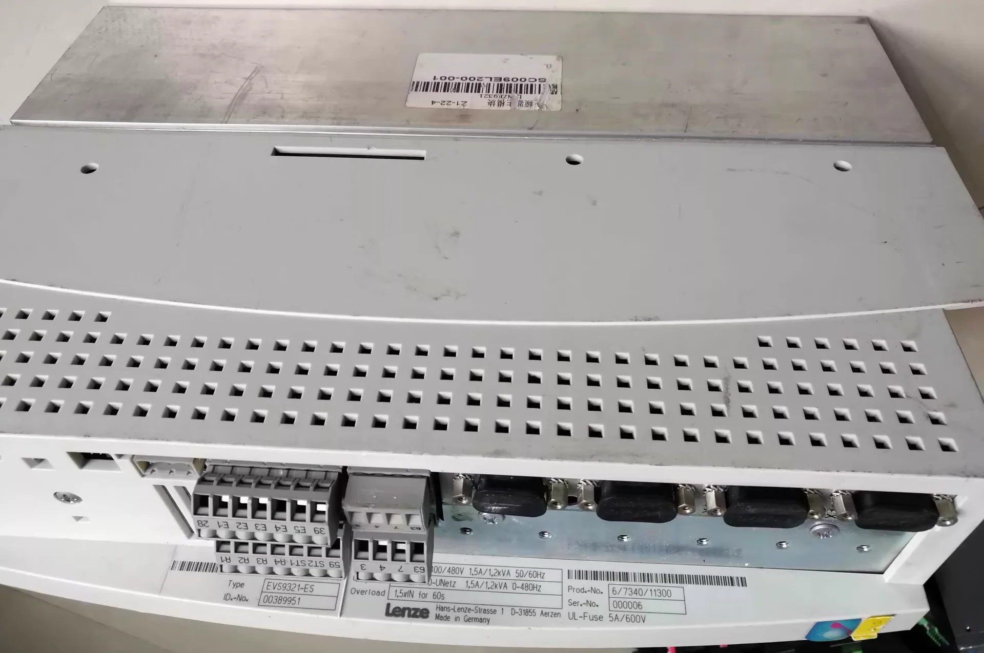 Original Genuine EVS9321-ES Used Servo drive Servo controller Frequency converter Tested ok，EVS9321 ES，Fast shipping