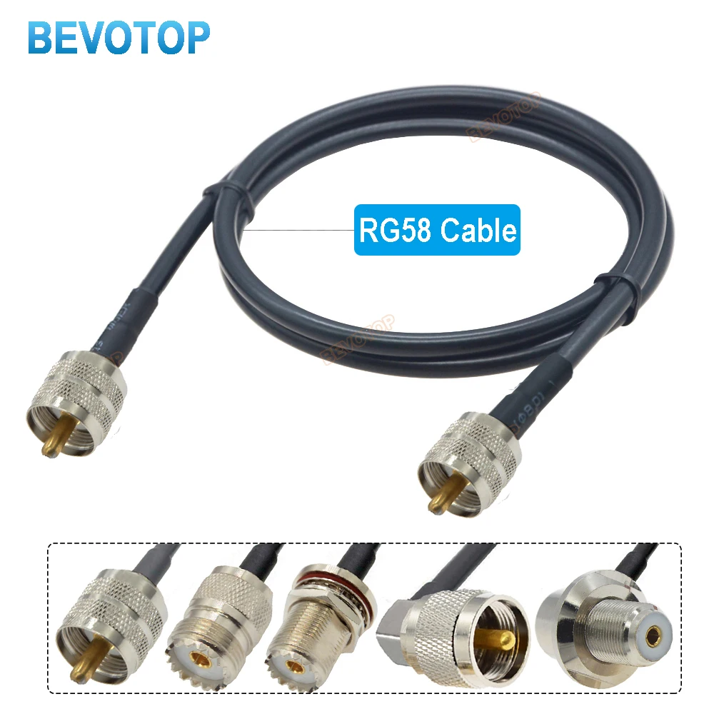 cabo-de-extensao-coaxial-rg58-macho-uhf-pl259-para-macho-uhf-pl259-conector-crimp-para-rg58-50ohm-entrega-rapida-latao-cobre