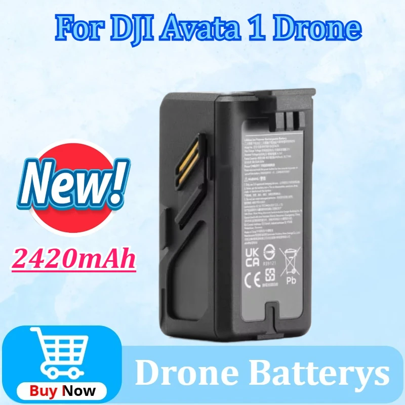

Upgraded Intelligent Flight Drone Battery 14.76V 2420mAh 35.71Wh for DJI Avata Drone Up To 18 Minutes Light Time Accessories