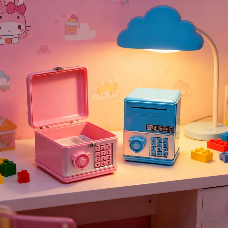 2026 جديد 1 قطعة حصالة على شكل حيوان صغير للفتيات ، صندوق توفير إبداعي للأطفال ، لعبة تعليمية لتخزين الأموال كفكرة هدية عيد ميلاد