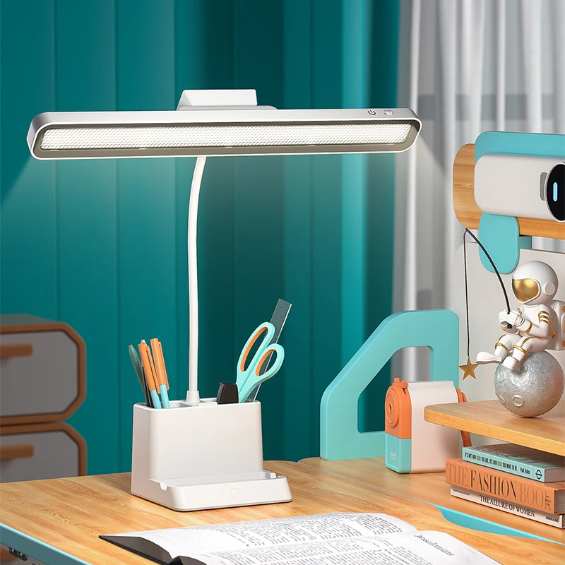 

Rechargeable LED Desk Lamp USB Powered Stepless Dimming Magnetic Hanging Table Night Light For Bedroom Reading Clearance