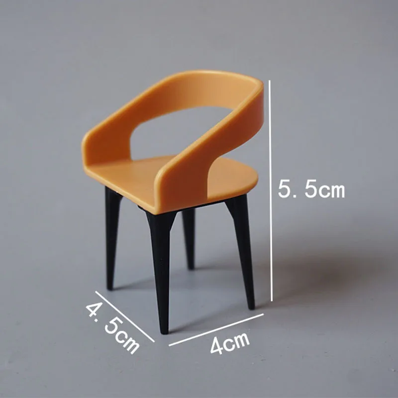 2022 Mini Dollhouse Creative Wooden Miniature Furniture Bedroom Dressing Table for Kids Action Figure Doll House Decoration Doll