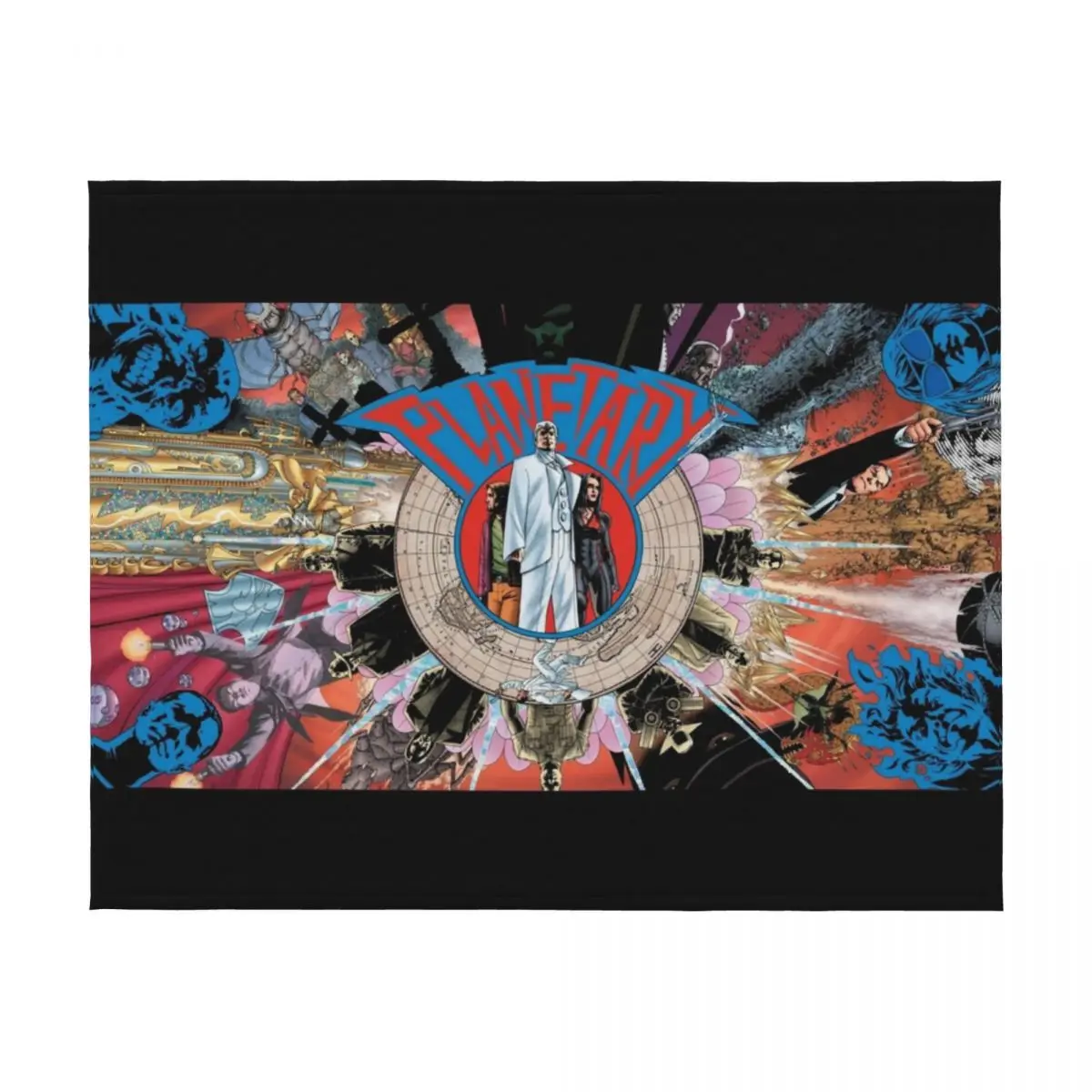 planetary, comic, warren ellis, John Cassaday, Elijah Snow, Jackita Wagner,Drummer, the four, Throw Blanket Soft Summer Blankets