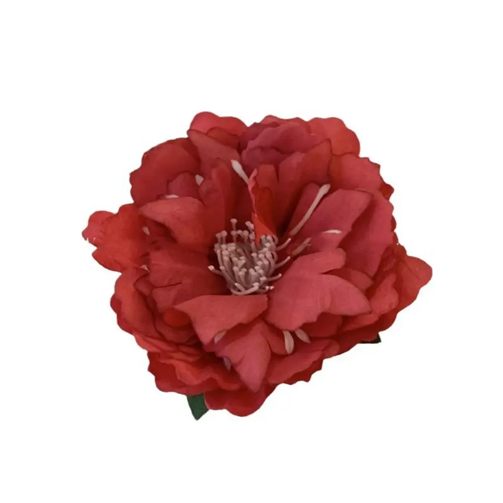 

Cloth Flower Hair Clip Korean Style Bohemian Style Rose Hairpin Female Hair Accessories Peony Flower Girl Hair Clip Holiday