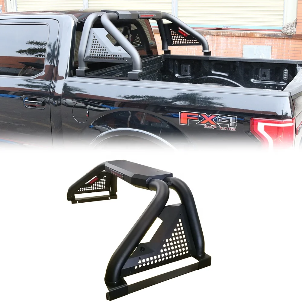 

Truck Bed Roll Bar With LED Custom For Pickup JEEP F150 Silverado Ram 1500 Tacoma Tundra Bronco