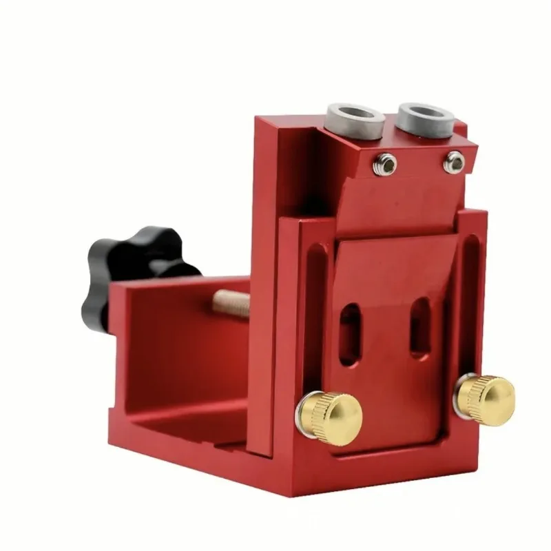 Aluminum Alloy Pocket Hole Jig Woodworking Drilling Locator Inclined Hole Positioning Tool Board Hole Opener Accessory