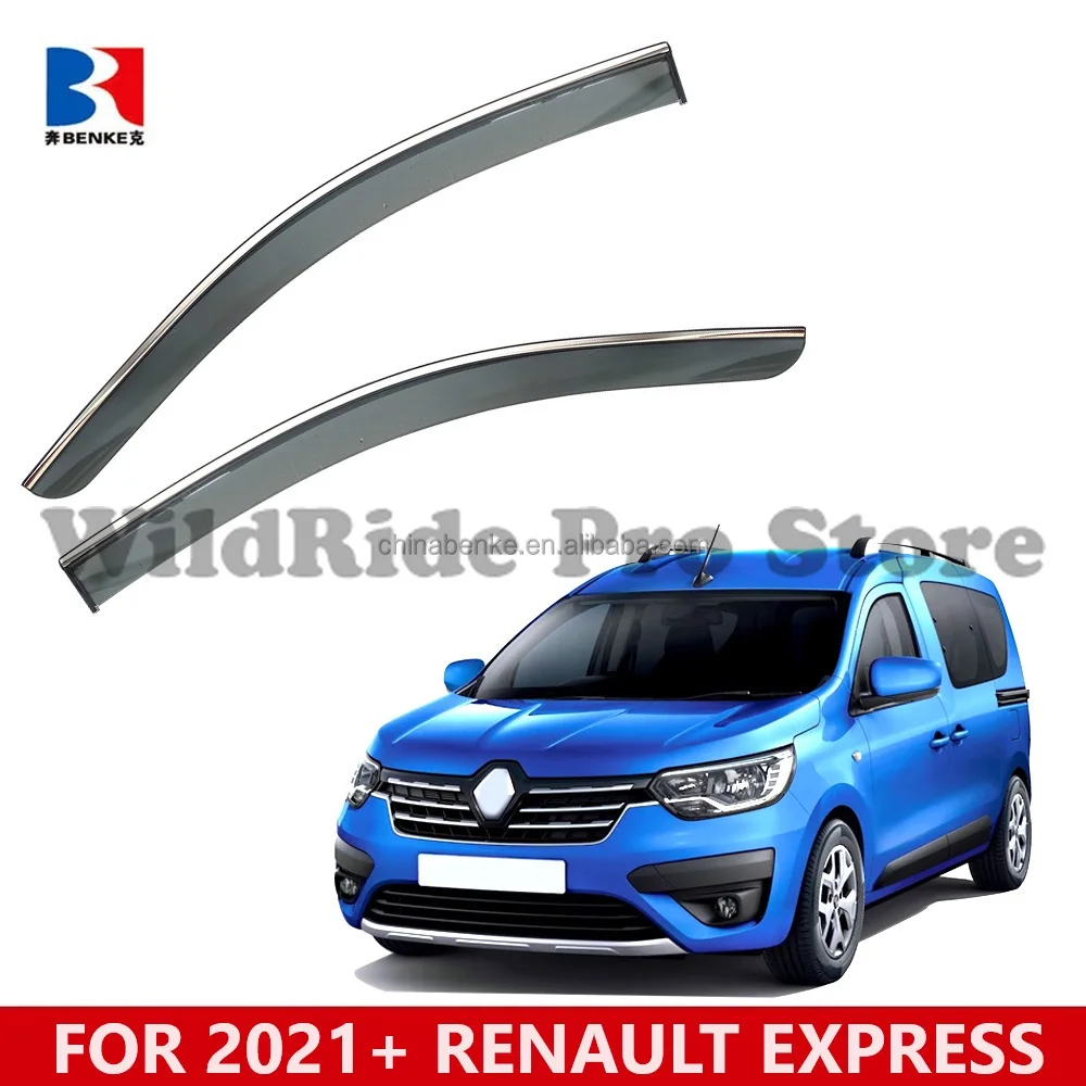 1 set For Car Deflector for RENAULT EXPRESS 2021+ Car Window Visor Wind Deflector Door Rain Guard Sun Visor