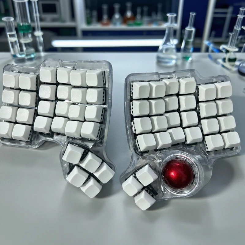 NEW Charybdis MK2 Split Keyboard Wired/wireless RGB Rp2040 Hot-swap/welding PCB 4X6 Metal Keyboard Custom Support VIA