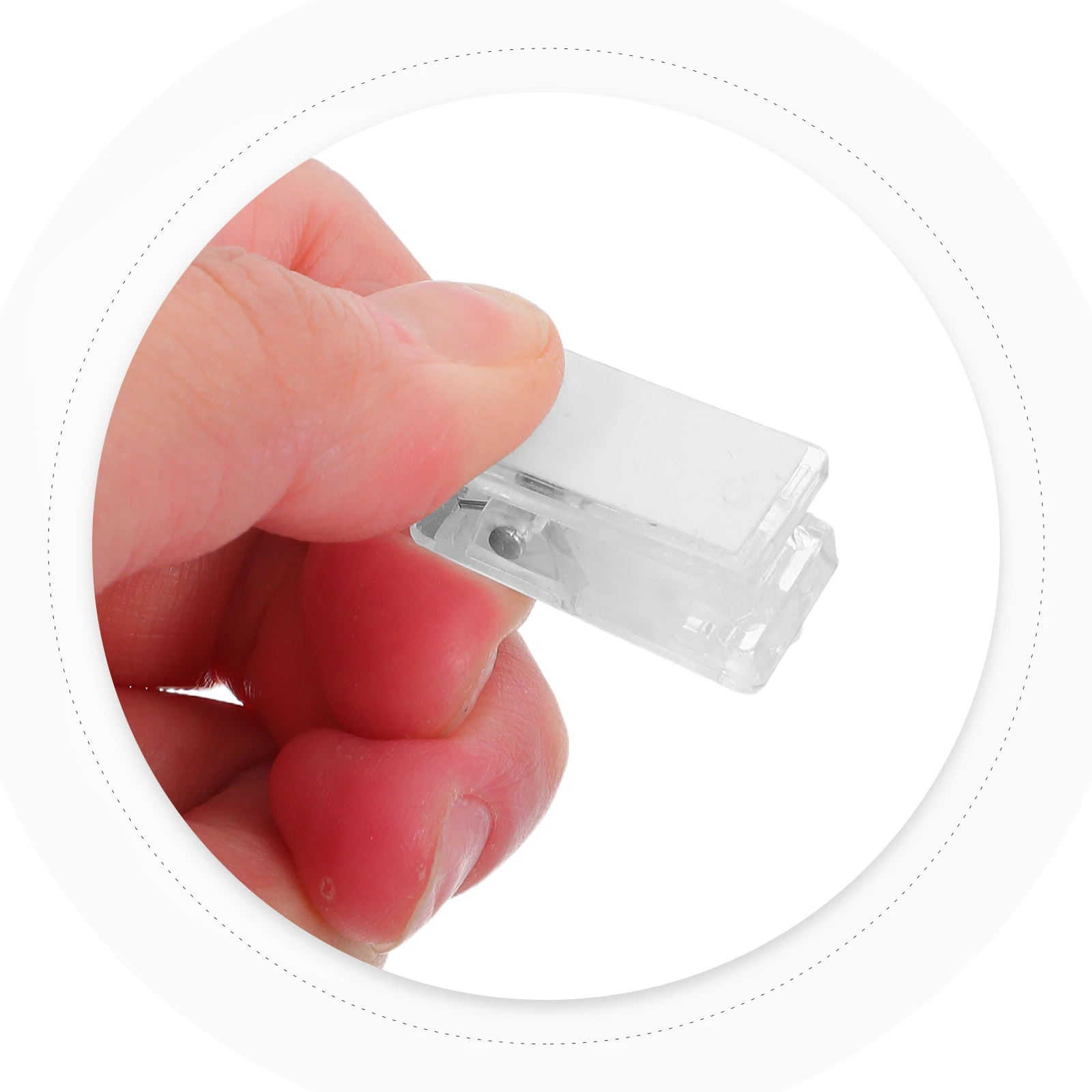 Self-adhesive Small Clip Double-sided Spring Clips Tapestry Transparent for Hanging Sticky Poster Wall Blanket