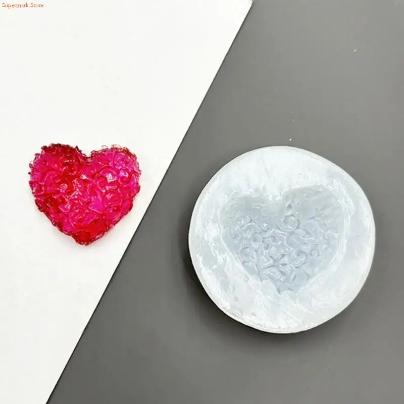 Q5WE Flexible Heat Resistant Silicone Mold For Making Unique Handmade Pendants