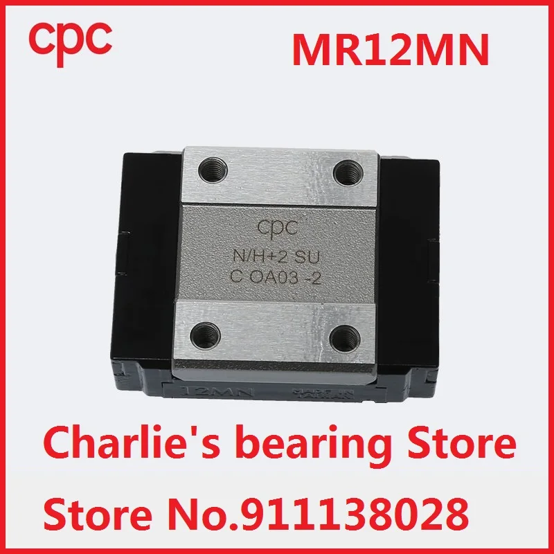 1pc 100% brand new taiwan original genuine CPC miniature linear guide block MR12MN