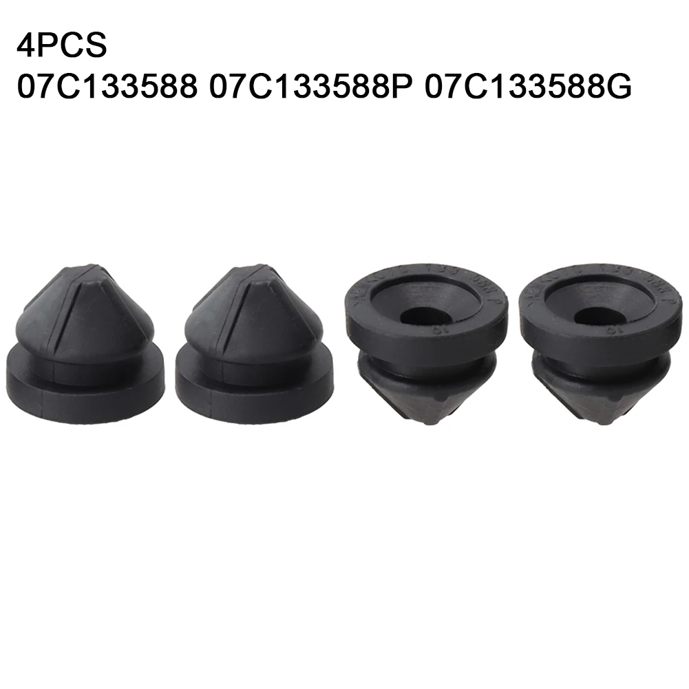 4Pcs Diesel Petrol Engine For Bonnet Hood Air Intake Filter Grommet Buffer Cushion Car Rubber Engine Cover BufferBush Set