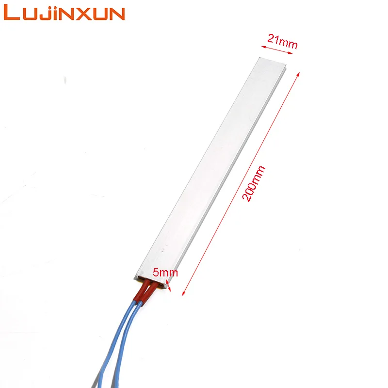 LUJINXUN PTC 12V 220V Ultra Lange Konstante Temperatur Keramik PTC Heizelement 200X21 Heizplatte Elektrische Heizung Zubehör