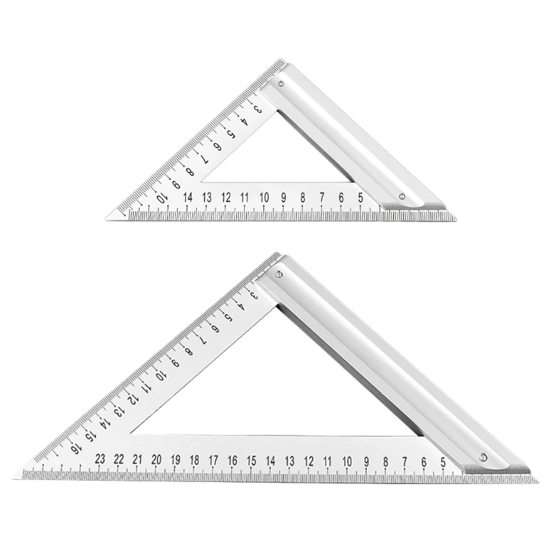 

Carpenter Square, Aluminum Square Woodworking Carpenter for TRIANGLE Square Easy-Read Layout Tool framing square H4GE