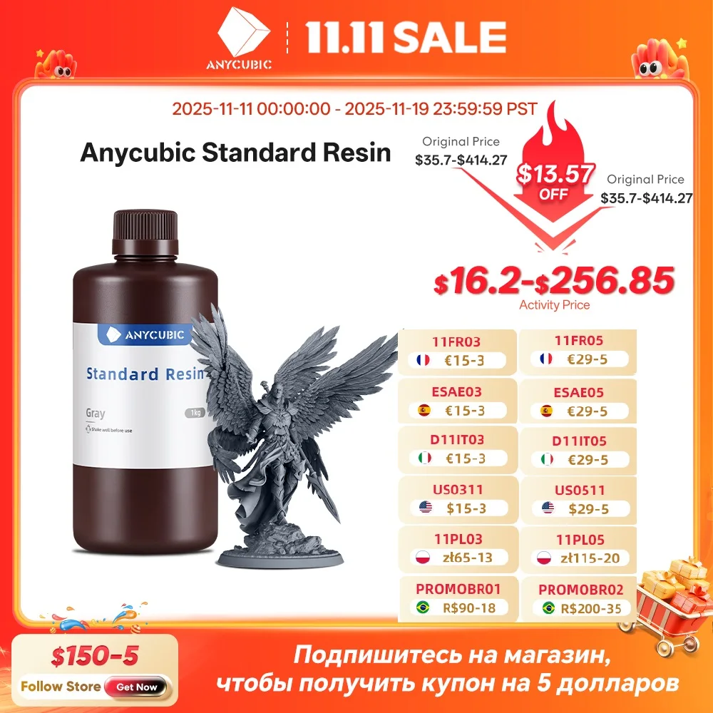 405nm UV Resin for LCD 3D Printers