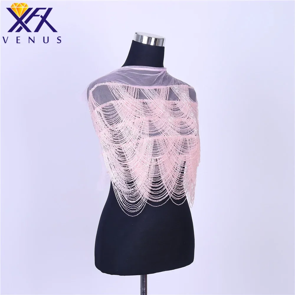 XFX VENUS 1 PC Handmade Light Pinbeads Patches Rhinestones Applique Crystal Bodice Decorative Diamante for  Women Clothing DIY