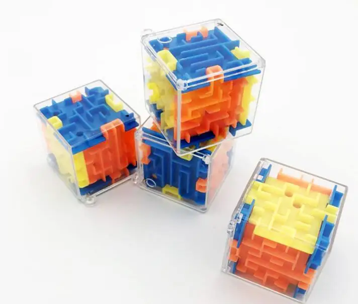 UainCube 3D Cube Puzzle Maze Toy Hand Game Case Box Fun Brain Game Challenge Fidget Brinquedos Equilíbrio Brinquedos Educativos para crianças