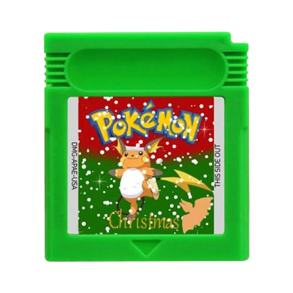 GBC Pokemon Series Game Cartridge 16-Bit Video Game Console Card Black White Genesis Gold Silver 97 Bronze 2 for GBC GBA