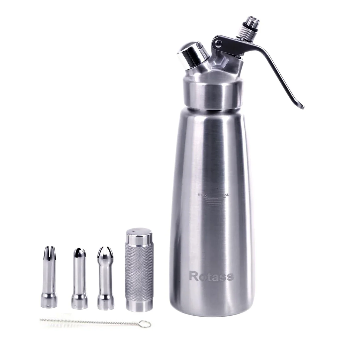

Hot sale 500Ml Stainless Steel Whipped Cream Dispenser Small Whipped Cream Dessert Tool 8g Cream Charger