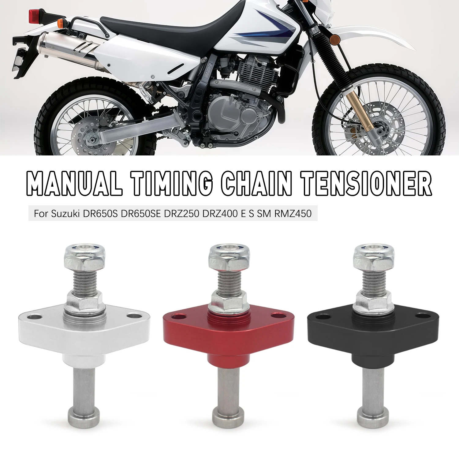 For Suzuki DR650S DR650SE DRZ250 DRZ400 E/S/SM RMZ450 2007-2011 Manual Cam Chain Tensioner Lifter 12830-01D11 Motorcycle