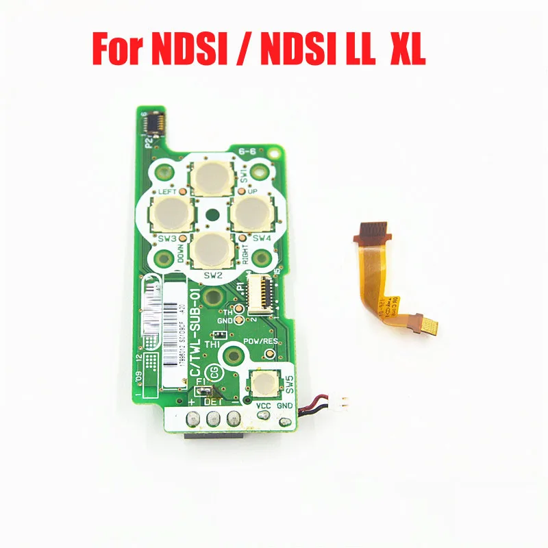 

10PCS Replacement parts Power Switch ABXY Buttons board For NDSI LL XL Switch Board