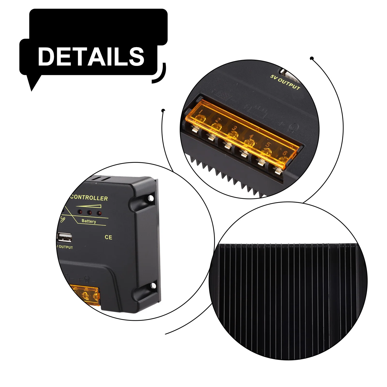 /MPPT /Solar /Controller 10A 20A 30A Adaptive 12V 24V Automatic Identification For Photovoltaic Panel Battery Charging System