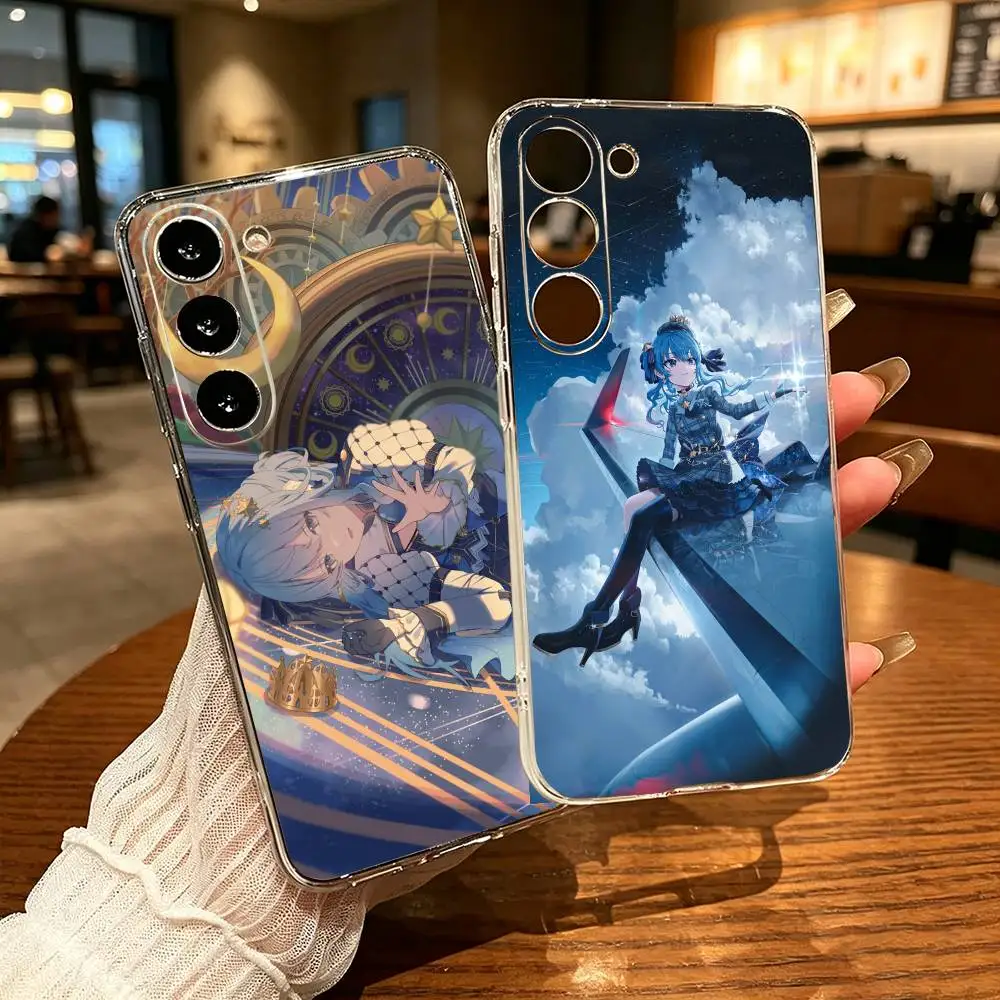 Hoshimachi S-Suisei  Transparent Case for Samsung A10 12 20 21S 30 31 40 50 51 52 70 71 Cover