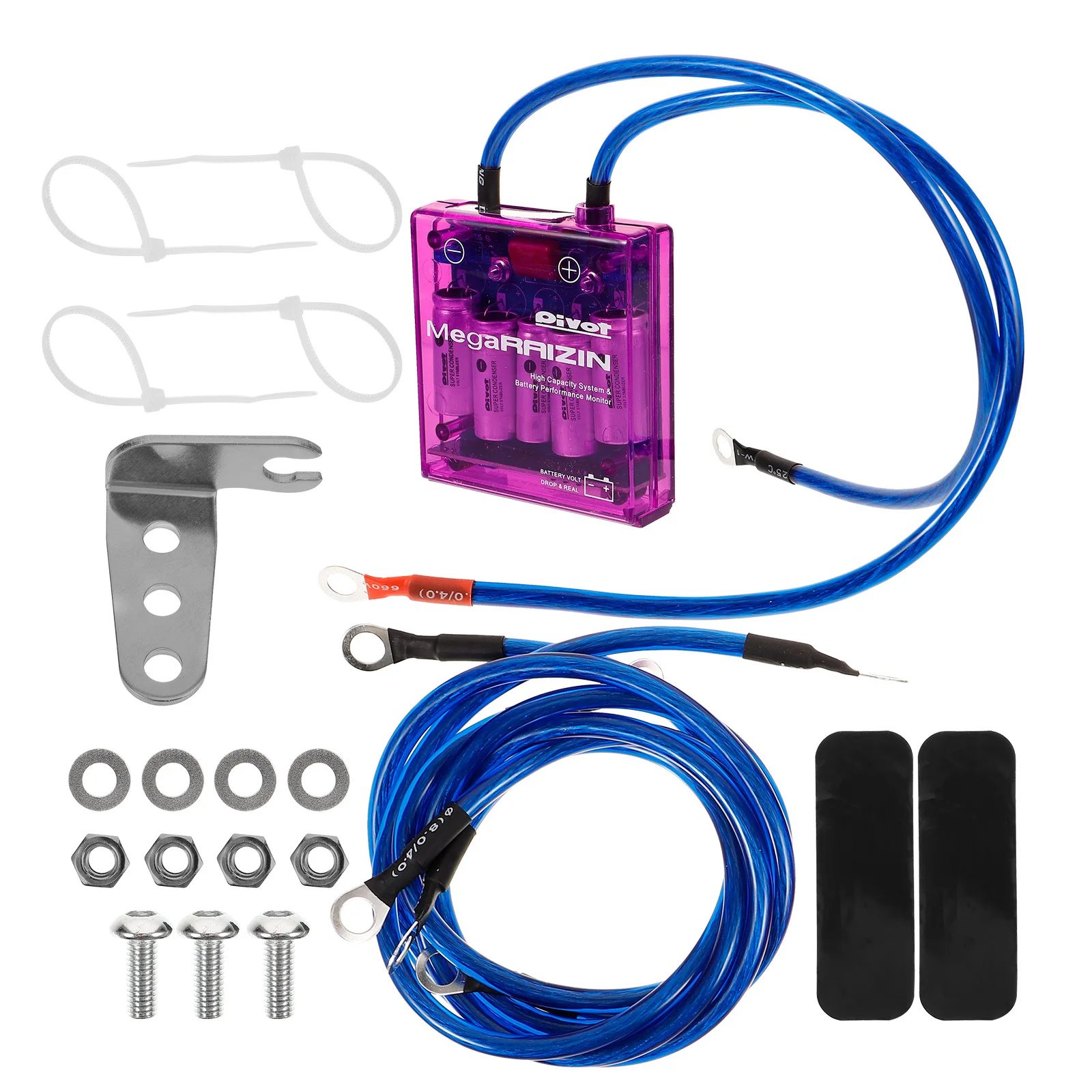 

1 Set Digital Voltage Stabilizer 3 Ground Wires Electric Rectifier For Car Truck Universal Voltage Regulator Stabilizer Kit