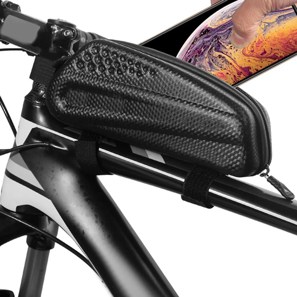 

1Set Mountain Bike Repair Tool Bag Durable Hard Shell Front Axle Kit Convenient Outdoor Storage Black Tool Bag