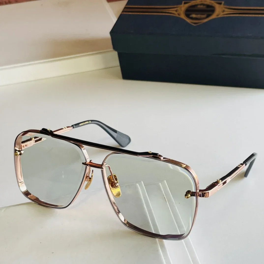 ADITA Mach six Topkwaliteit zonnebril voor heren Titanium stijl Fashion Design zonnebril voor dames met doos