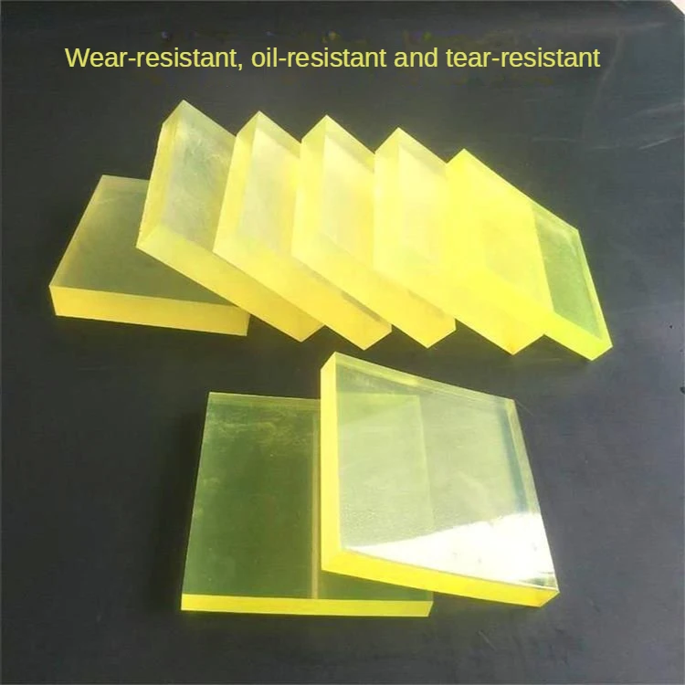 Polyurethane Square Plate Bar PU Plate Ox Rib Plate Uni-Plastic Rubber Plate Elastic Rubber Plate Damping Plate