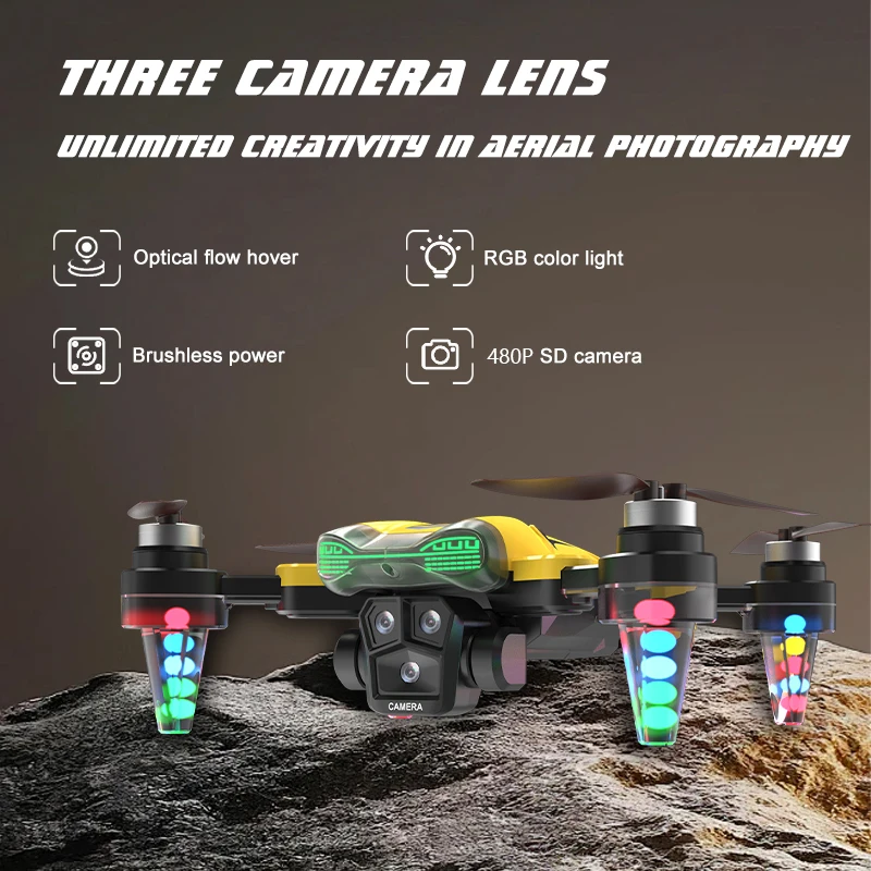 Global Drone GD85 Mini RC Drone, 2.4G 4CH 6 - Axis Gyro, Headless Mode, 360° Flip Remote Control Quadcopter, Ideal Gift for Kids