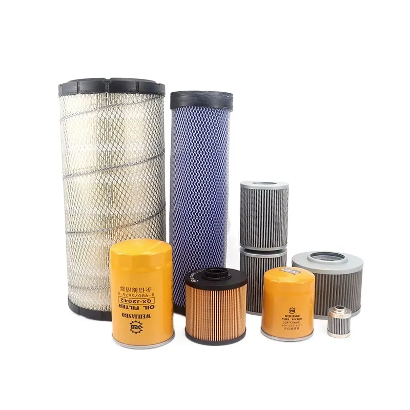 XOJOX For Shen Steel Sk75-8 Engine Oil Diesel Oil Air Filter Filter Diesel Filter Hydraulic Oil Filter Maintenance Accessories