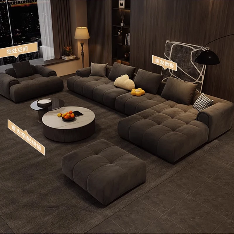 Living Room Sofas Minimalist Cute Lazy Couch Sofas Modern Luxury Outdoor Cloud Single Wood Divano Home