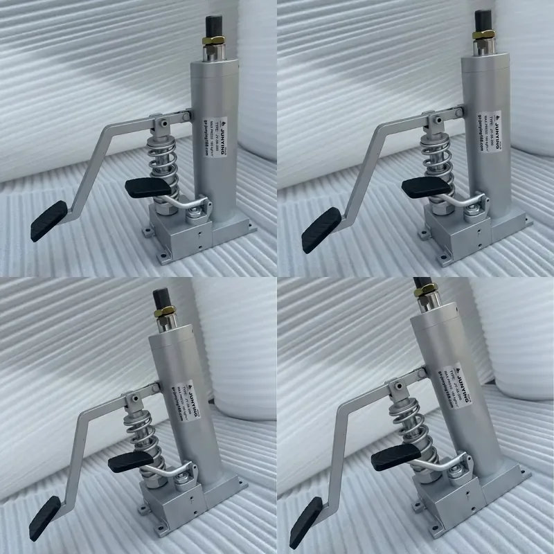Hydraulic jack, foot-operated hydraulic cylinder, hydraulic jack does not require electricity, easy to use and movable