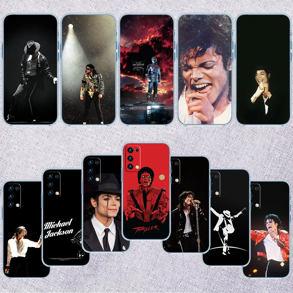BH33 M-Michaels J-Jacksons Transparent Phone Case for Motorola Moto G7 G8 G9 G84 G85 G73 G24 G15 Z2 Play Power Plus - view 2