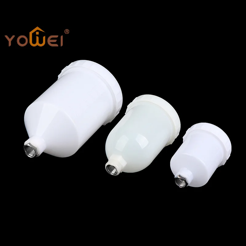 Latest Plastic Spray Paint Cup Sprayer Cup Spray Gun Parts 125ml 250ml 600ml