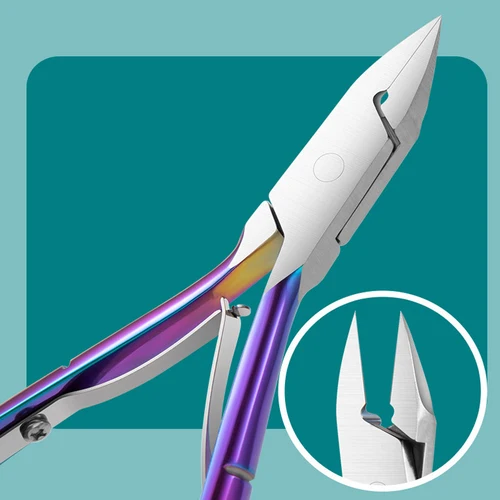 Imagen 2 del producto Pinza para cutículas de uñas encarnadas, cortador de bordes, tijeras para manicura, alicates, herramienta para eliminar la piel muerta, herramientas para pedicura